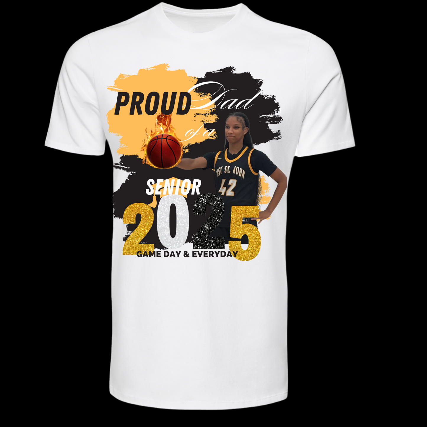 Custom Senior Basketball Shirt